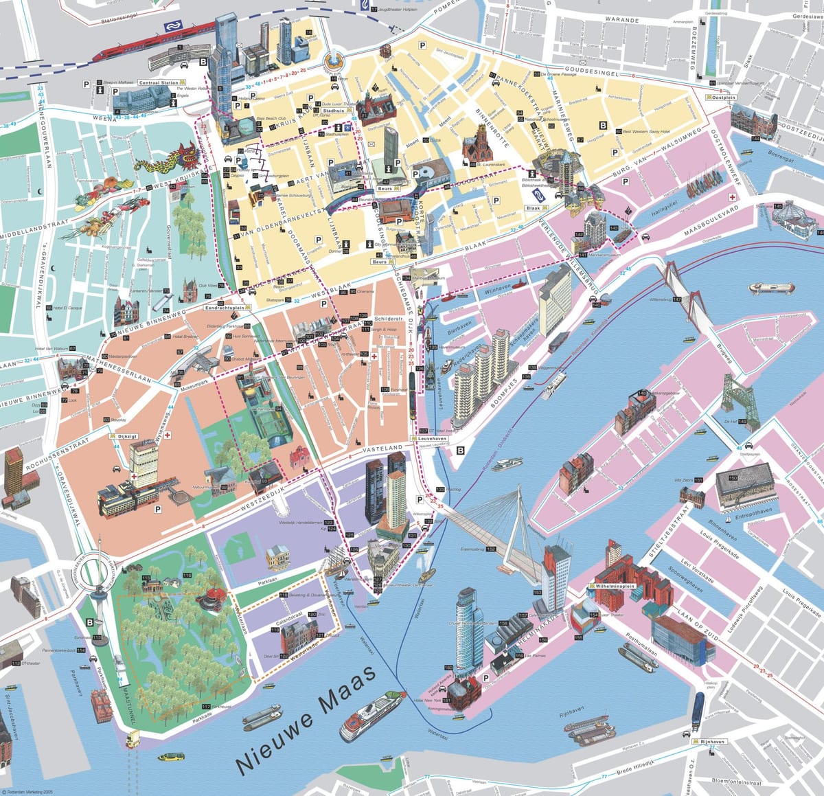 Rotterdam á kort