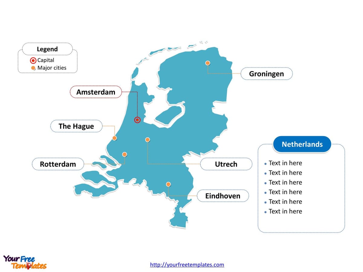 Rotterdam holland kort